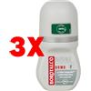 BOROTALCO 3 X Deodorante Roll-On Uomo Borotalco 50 ml con Profumo Muschiato