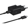 Samsung Super Fast Charging 25W (Con Cavo Type-C 1m) EP-T2510XBEGEU - Black EU