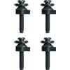 Kit ricambio viti sedile wc in plastica per WC standard