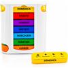 ALL4US® - Portapillole Settimanale Italiano a 28 Scomparti - Organizer Verticale