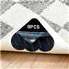 Amfun Tappeto antiscivolo, pinze, riutilizzabili, sicurezza, moquette, pavimenti