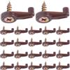 100 Sets Kit Porta Specchietto Clip Per Appendere Lo Specchio Staffa