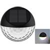 Aigostar Aigostar Lampada Solare LED RGB IP44 Effetto Goccia Parete Esterno Nera