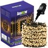 Luci Da Esterno Natalizie Filo Verde 500 LED Natale Luci Catena Luminosa