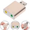 USB Sound Card External Adapter Interfaccia Audio Scheda Per Pc Adattatore