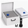 Lavatelli Vac-U-Box Piumoni: Scatola, 2 Sacchi Sottovuoto 60x90, Pompa | 2 sacchi 60x90 per piumoni e coperte, scatola 50x40x25 cm, pompa USB-C, sistema pronto all'uso