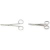 Gima Forbici Chirurgiche Curve, Punte Acute, Misura 11.5 cm, in Acciaio Inox & Forbici Spencer Levapunti, Misura 13 cm, in Acciaio Inox