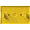 VIMAR 0RV71323 coperchio antimalta per scatola da incasso 3 moduli, giallo