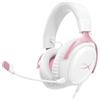 HyperX Cloud III, Cuffie Gaming Con Cavo per Streaming, Microfono Cardioide, Connessioni USB-C, USB-A, Jack 3,5 mm, Compatibile con Pc, Ps5, Ps4, Xbox Series X|S, Nintendo Switch, Smartphone, Rosa