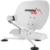 Camping First Satmex mobil 3 - Antenna sat mobile automatica - Bianco | Allineamento automatico su Astra 19,2°E, senza alimentazione esterna