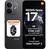XIAOMI REDMI Note 17 Pro 5G, Smartphone 6+256GB, Black + REDMI Watch 6 | Fotocamera OIS 50MP, HyperCharge 67W, Snapdragon®6s Gen4, Display Flagship Alta Luminosità 3500nit, Protezione Occhi, HyperAI