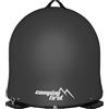 Camping First Satmex Dome - Antenna sat mobile automatica - Antracite | Allineamento automatico su Astra 19,2°E, cupola robusta, senza alimentazione esterna