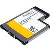 StarTech.com Adattatore scheda ExpressCard SuperSpeed USB 3.0 a 2 porte, 5Gbps, Scheda ExpressCard 3.0 da 54 mm con montaggio a filo e supporto UASP (ECUSB3S254F)