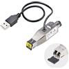 StarTech Convertitore Fibra Gigabit a RJ45 Ethernet (D01ML55U-FIBER-MEDIA) | Monomodale fino a 10km, Multimodale fino a 800m, Dongle Plug and Play