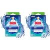 Duck Fresh Discs Blue- Base per Dischi Gel Igienizzanti WC, Colora l'acqua di blu ad ogni risciacquo - Confezione da 2 Applicatore e 6 Dischetti