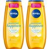 NIVEA Fresh Care Shower Gel Summer Happiness 250Ml, prodotto per uso quotidiano (Confezione da 2)