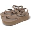 Teva W Flatform Sandal Slim Caribou Brown Women Casual Sandals Shoe 1164630-CRBO