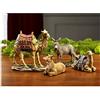 THREE KINGS GIFTS THE ORIGINAL GIFTS OF Set di 4 presepi natalizi in scala 35,6 cm