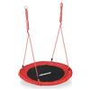 Relaxdays Altalena da Giardino a Nido, per Bambini e Adulti, Regolabile, Ø 90 cm, Portata Max. 100 kg, Verde Unisex, 150.00 x 90.00 x 90.00 cm