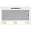CATA G-45 WH - Gruppo Filtrante da Incasso 51 cm, 335 m³/h, 2 Velocità, LED, Bianco, Filtro Metallico Lavabile, Ø120 mm