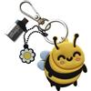 WONDEE Mr Wonderful [2 in 1] portachiavi + chiavetta USB e USB C divertente 32 GB con adattatore USBC - simpatico e divertente chiavetta USB Kawai regalo per ragazze e donne