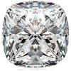 Gemma Sciolta Moissanite Sintetica Certificata Colore Bianco (D) 6x6 mm
