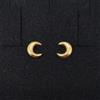 Orecchini Oro 18K 750 Mls. Mezza Luna. 6,1 Mm. Ref 210-1159A