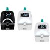 Babymoov Babyphone Audio Premium Care & Trasmettitore addizionale, Bassa emissione di onde con rilevatore di movimento, Portata 1400m, Notturno, Sonagli, Sensore di temperatura, Walkie-Talkie