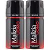 Malizia Deo Spray Uomo Musk, 150ml (Confezione da 2)