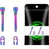 Kit ritenzione pastiglie freno a disco MTB con per inserto filettato M4 e clip