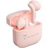 TECHMADE Auricolari Ufficiali senza filo - cuffie in ear con box di ricarica - compatibili con smartphone/tablet/pc (rosa)
