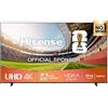 Hisense Smart TV 85 4K Ultra HD 2025 85E63QT, Smart TV VIDAA U8, Dolby Vision, HDR 10, Game Mode Plus, Alexa Built-in, VIDAA Voice, Tuner DVB-T2/S2 HEVC 10, lativù 4K, 85'', 2025 LED