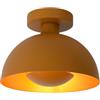 LUCIDE SIEMON - Lampada da soffitto, diametro: 25 cm, 1 x E27, colore: Giallo ocra