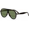 Tom Ford Occhiali da sole Tom Ford FT1211 avana/verde 65-5-140 mm con custodia nuovi
