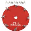 Per PAC12 JPC12 Piastra Griglia da per terra Portatile in Alluminio per Antenna