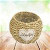 Cesta Di Vimini Gerla Cestino Rotondo Rattan Per Fioriera Intrecciato