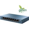 ‎TP-Link TP-Link LS108G 8-Port Desktop/Wallmount Gigabit Ethernet Switch/Hub, Network Spl