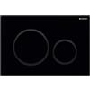 Geberit Sigma20 Placca WC 2 Tasti Nero Opaco 115882161