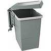 Elletipi PBN ASG34 Linea Swing 2.0 Pattumiera Automatica da Anta in Plastica Gra