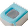 Copri Sedile WC Quadrato EVA Antiscivolo 38 41cm Impermeabile Morbido Design Isp