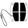 one by Camamoto cod. 77281999 set coppia pastiglie/pasticche freno adatte sia per anteriori che posteriori compatibile con tutte le Minicar
