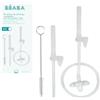 BÉABA, Kit Ricambi Tazza con Cannuccia Baby, Cannuccia + Scovolino | 1 cannuccia, 1 cannuccia zavorrata, 1 guarnizione in silicone, 1 scovolino, per tazza con cannuccia