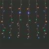GALILEO Tenda 104 LED Multicolor, a Batteria, Uso Esterno, 8 Giochi Luce, 150x70 cm, Santa's House by Kooper