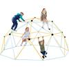 VEVOR Cupola da Arrampicata Geometrica per Bambini da 3 a 10 Anni, Arrampicatoio a Cupola 366 cm, Supporta 340 kg, con Maniglia da Arrampicata, Parco Giochi all'Aperto, Cortile, Giardino