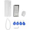 Cyfral 5905669169240 - Citofono Cosmo R 1 con connettore a 2 fili, lettore RFID integrato, set per una famiglia
