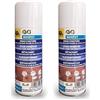 FILA Surface Care Solutions, Nospot, Smacchiatore Spray per Macchie Grasse ed Oleose, Ideale su Cotto, Klinker, Pietra, Granito, Cemento etc., Bianco, 200 Millilitri (Confezione da 2)