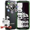 Blackview Rugged Smartphone BV9300Pro con Secondario Schermo, 15080mAh/33W, 16GB+256GB(2TB TF), Helio G99, 6.7'' FHD+/120Hz, 64MP+32MP, Android 13, NFC, Fingerprint, Face ID, Torcia Elettrica da 100LM