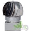 FUMAIOLO BASE QUADRATA 40X40 VENTOLINO INOX AISI 304 COMIGNOLO GIREVOLE SFERA