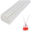 Colexy 100 Pezzi Diffusore di Profumo Stick, 22cm Bastoncini in Fibra di Rattan