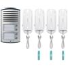 BTICINO KIT CITOFONO 4 CORNETTE 2 FILI SPRINT 344232 CON ALIMENTATORE 4 FAMIGLIE